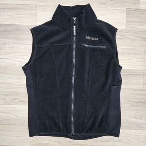 Marmot Womens Black Vest Full Zip Wind Stopper Small